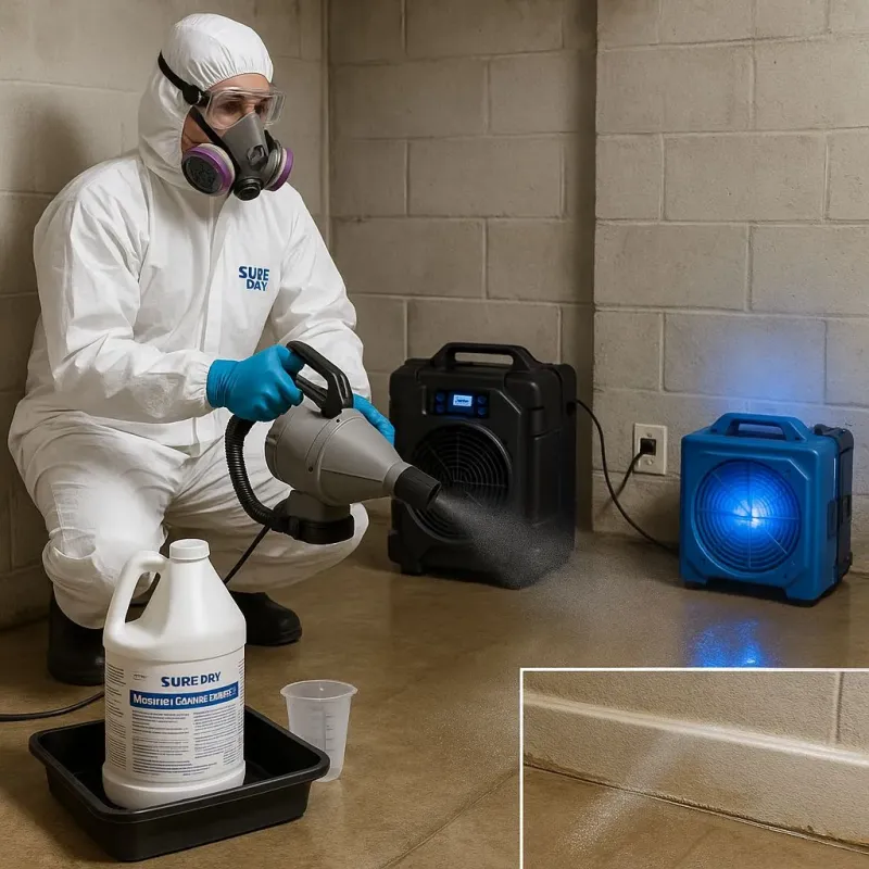 Sanitization and Odor Removal process in New Castle Northwest, PA