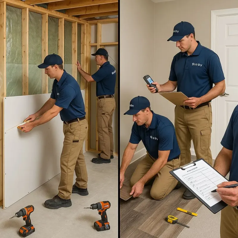 Repairs and Reconstruction process in New Castle Northwest, PA