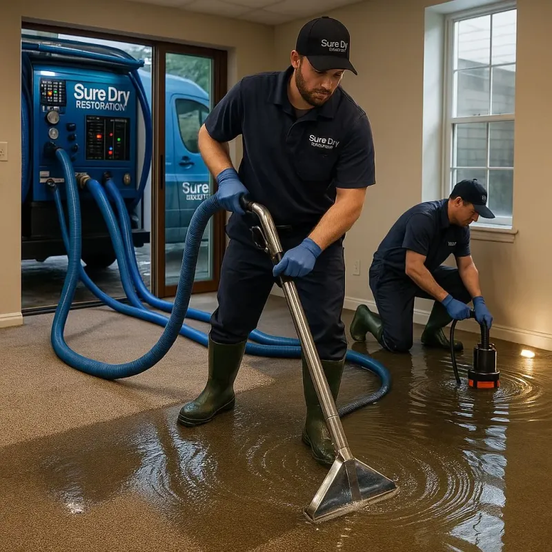 Water Extraction and Removal process in New Castle Northwest, PA